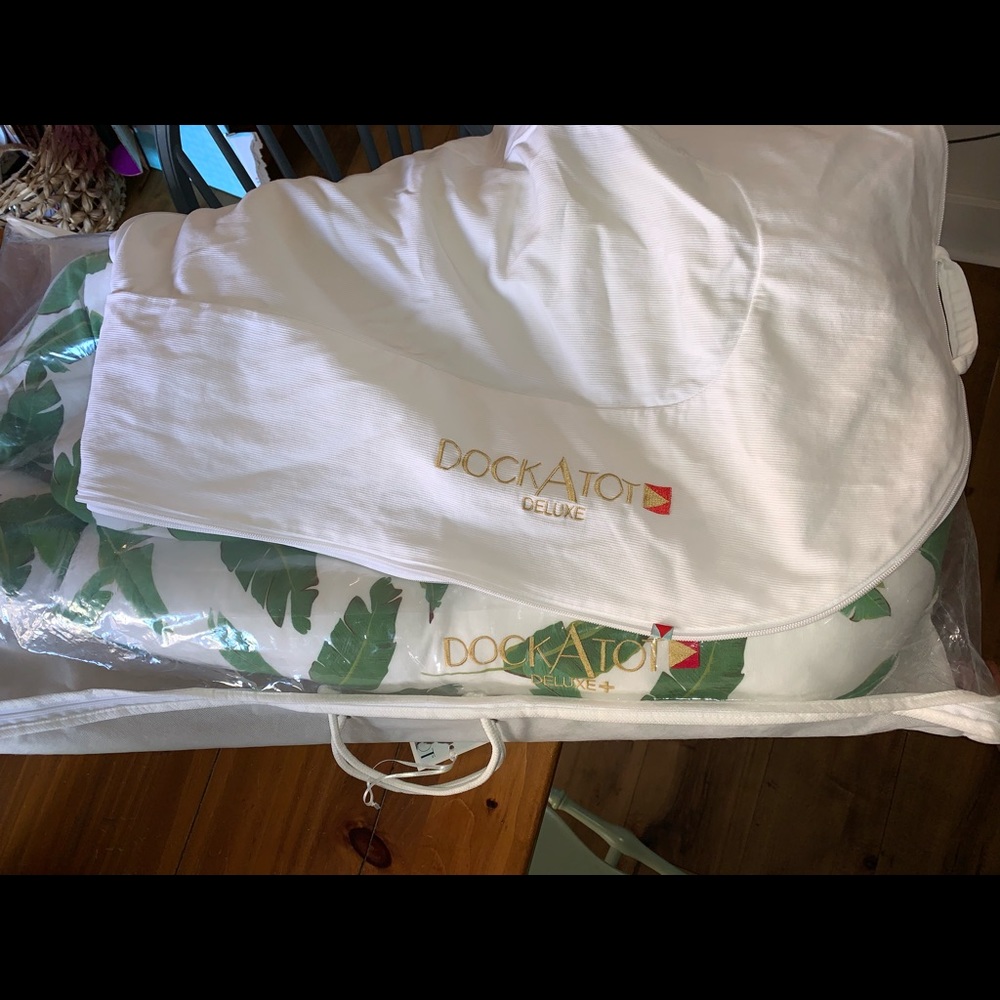 DockATot in Palm print with extra cover